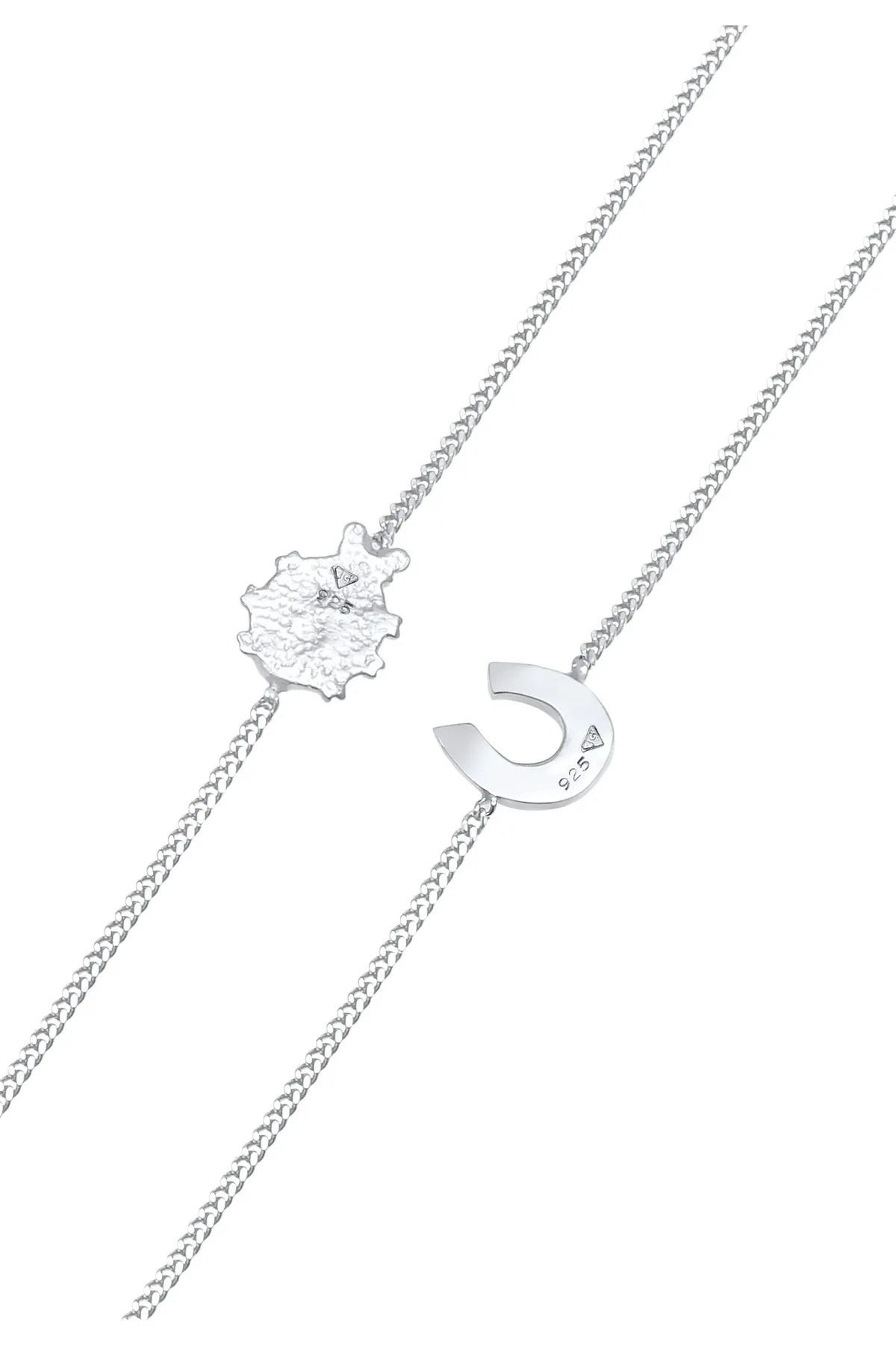 ELLI  Armband Kinder Marienkäfer Hufeisen 2er Set 925 Silber