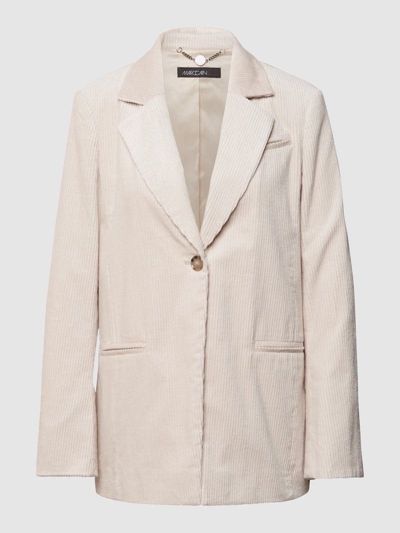Blazer aus Cord in beige