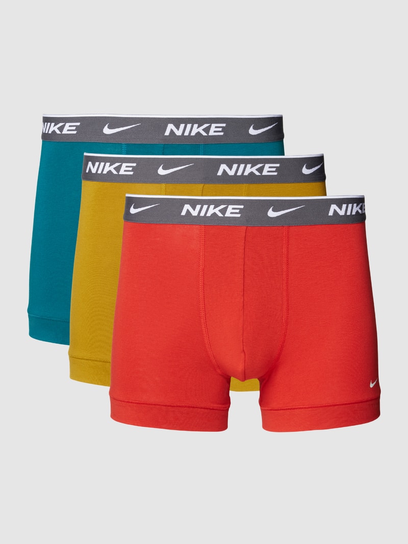 Trunks mit Label-Stitching in 3er-Pack in rot