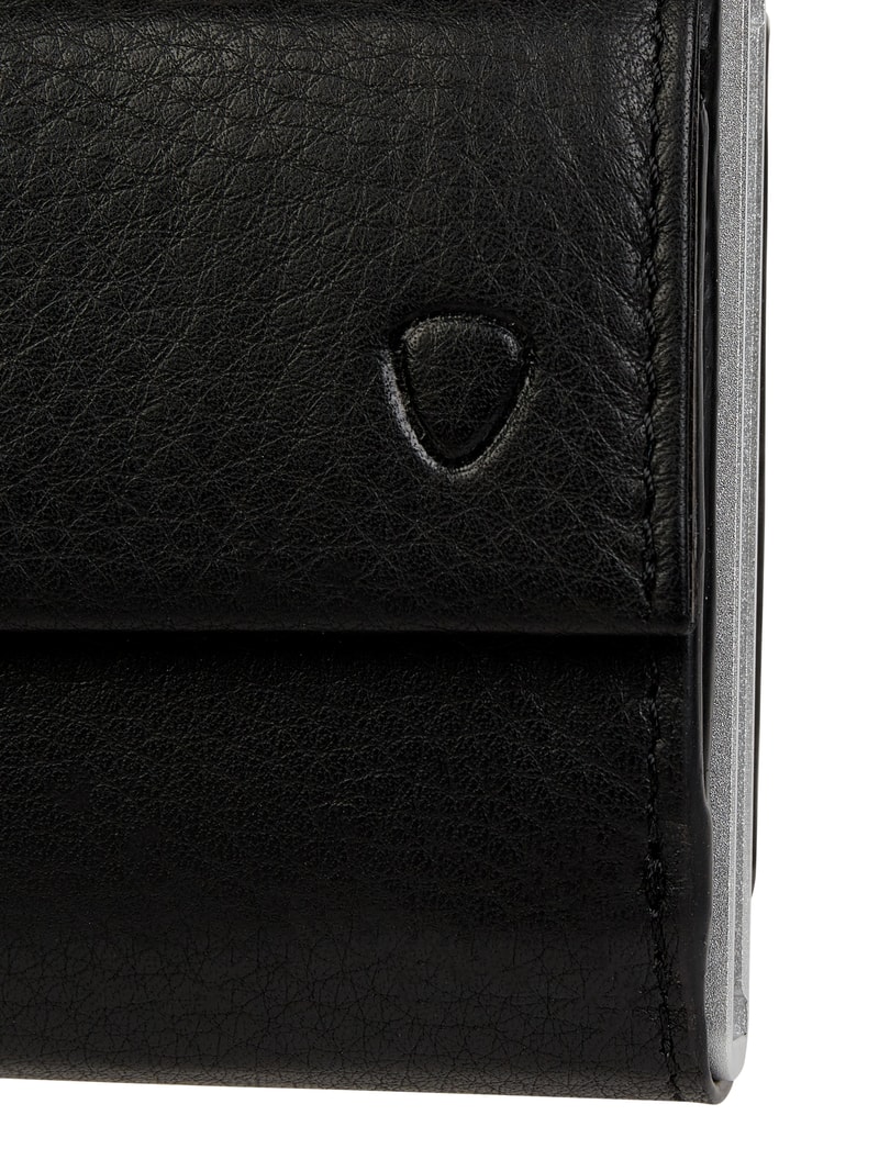 Kartenetui aus Leder Modell 'Carter c-three' in schwarz