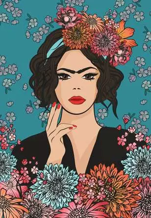 Puzzle 300 Teile - Frida