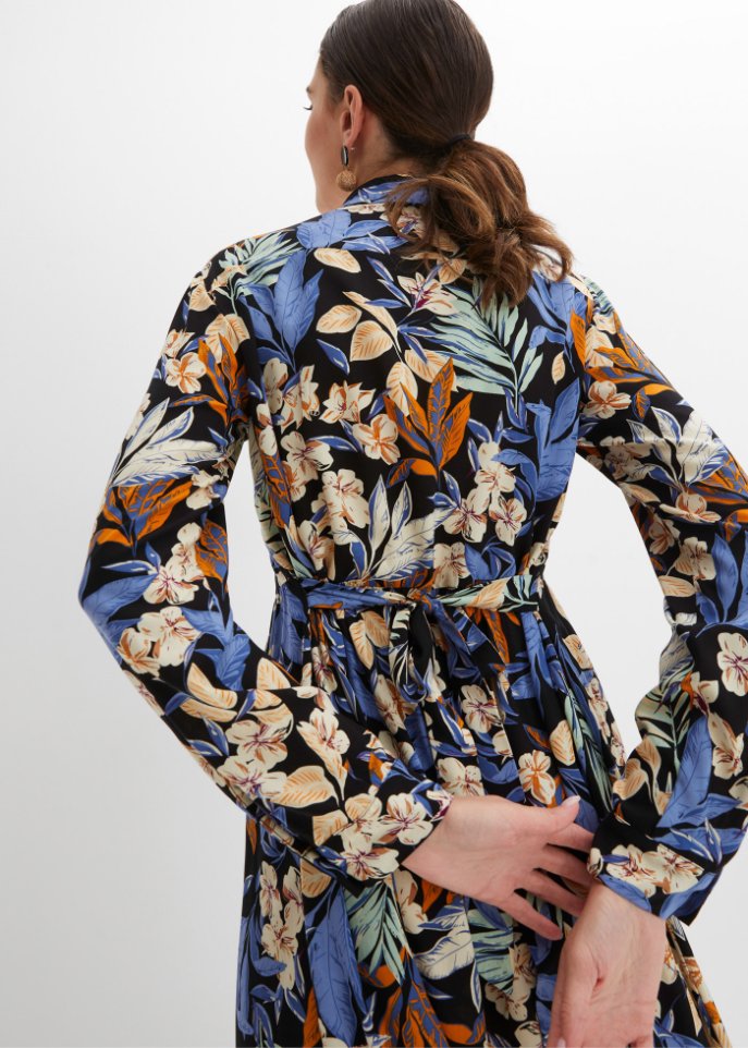bedrucktes Midikleid