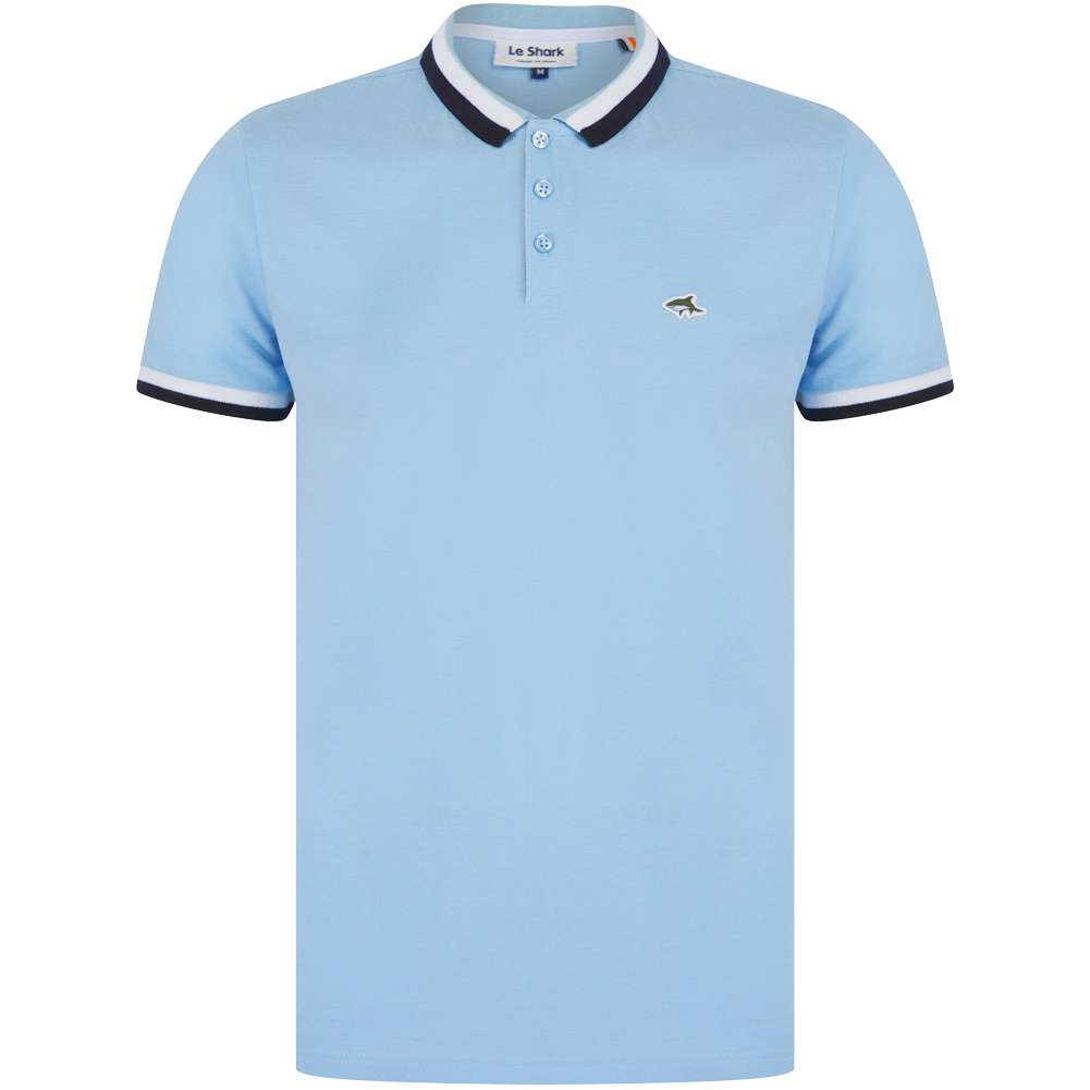 Le Shark Varndell Herren Polo-Shirt 5X202121DW-Blue-Bell