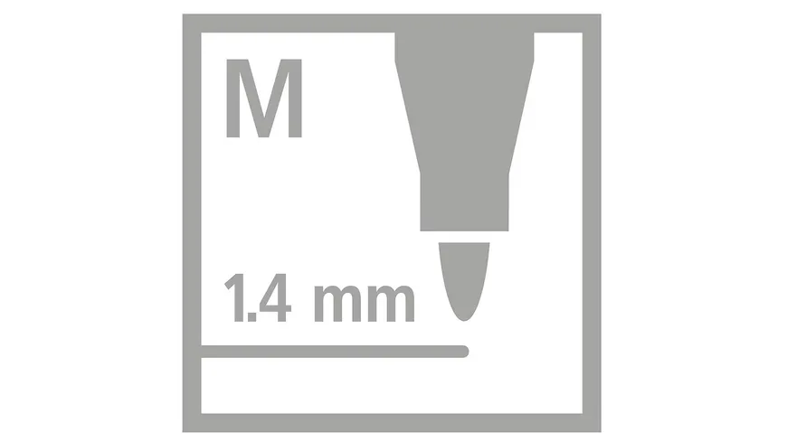 STABILO® Premium Metallic-Filzstift - STABILO Pen 68 metallic - Einzelstift - metallic violett