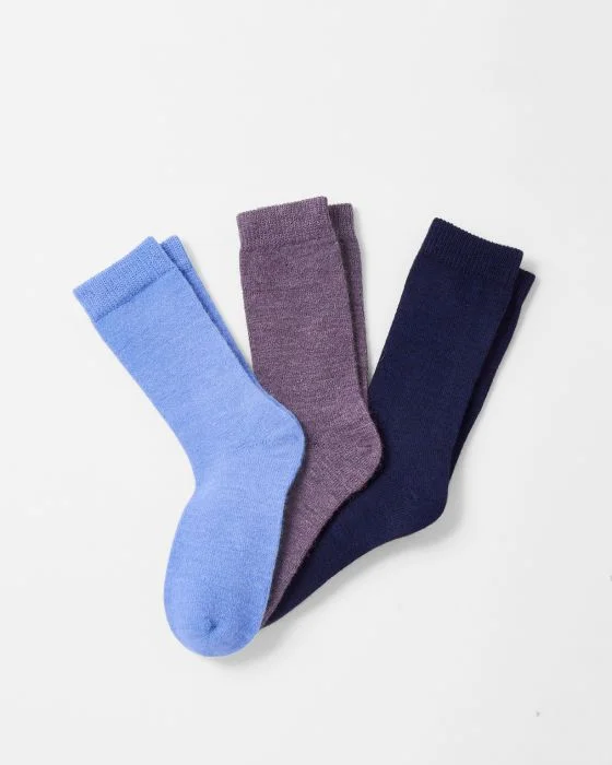 Lot de 3 paires de chaussettes unies Thermolactyl