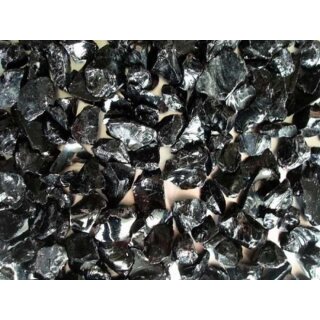 Glassteine schwarz, ca. 9-12 mm (100g)