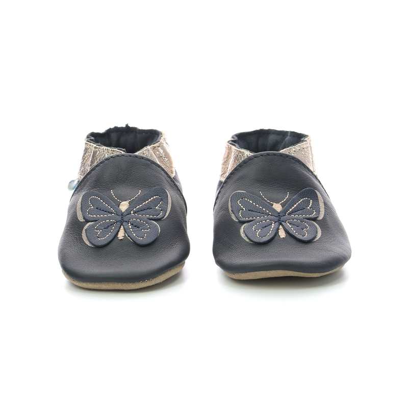 Chaussons cuir tannage vegetal Fly In The Wind
