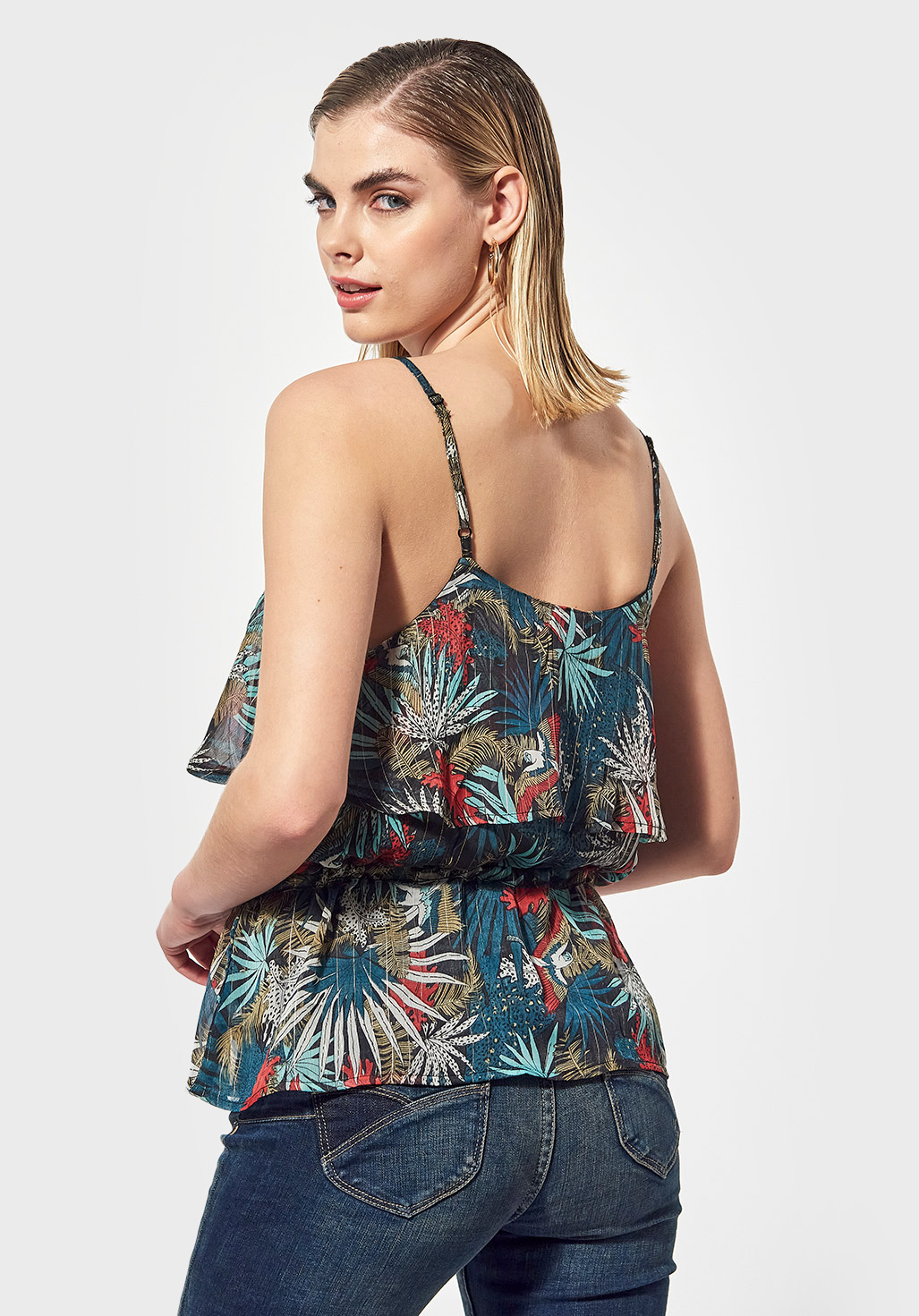 JELLY  Top Femme imprimé fleuri