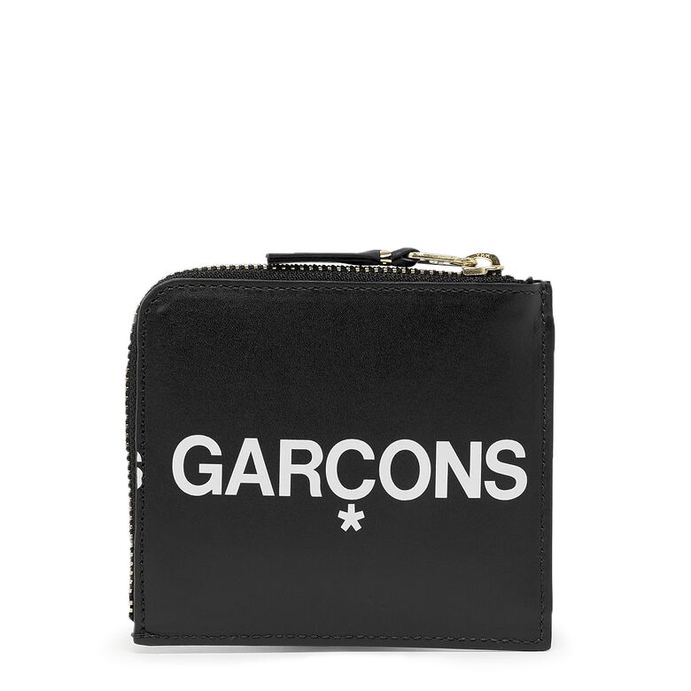 Comme des Garcons Wallet Huge Logo black