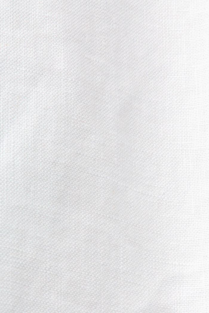 Midirock mit Gürtel, 100 % Leinen