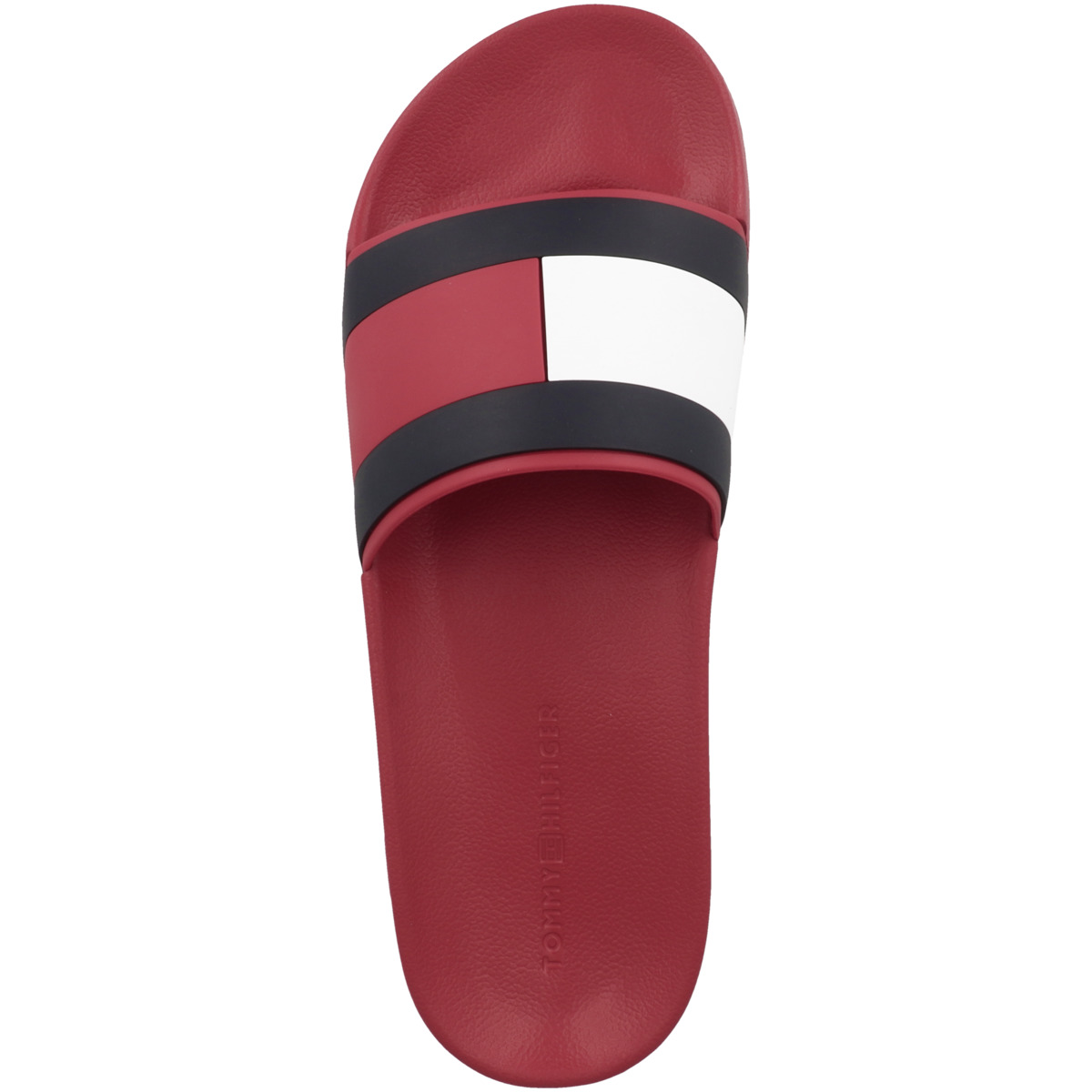 Tommy Hilfiger Rubber Th Flag Pool Slide Badelatschen rot