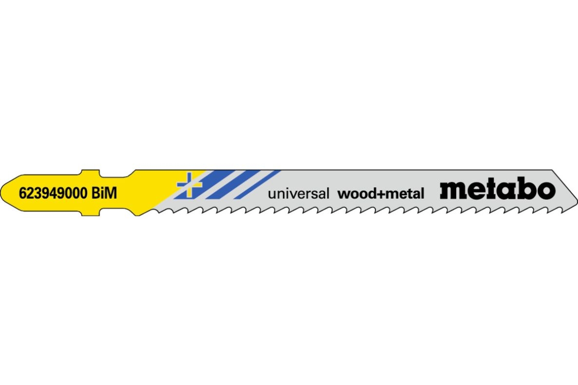 Acessórios Metabo 623949000 Lâminas de serra tico-tico (5 unidades) 90/2,5 mm BiM