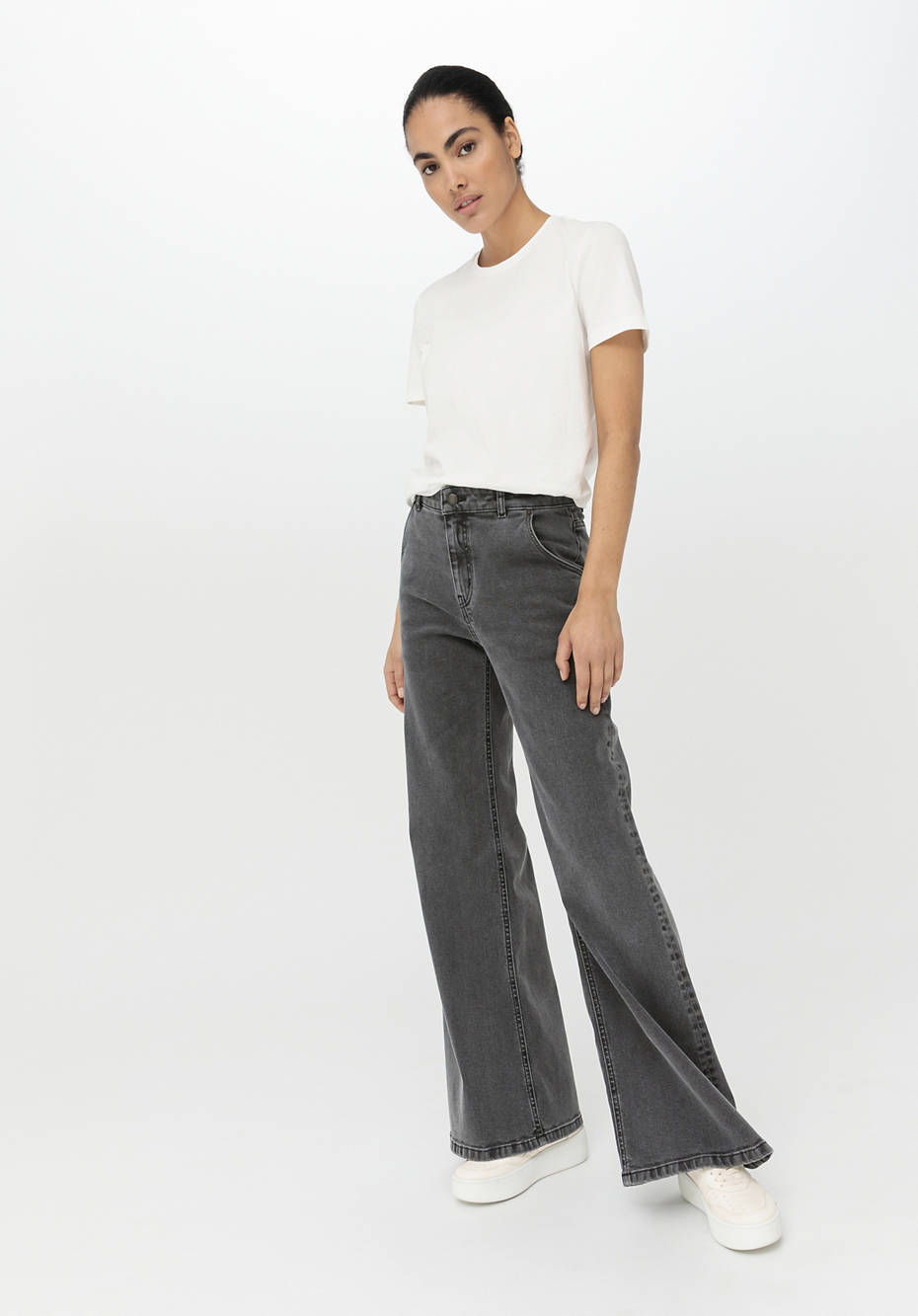 Jeans ALVA Mid Rise Wide Leg aus Bio-Denim