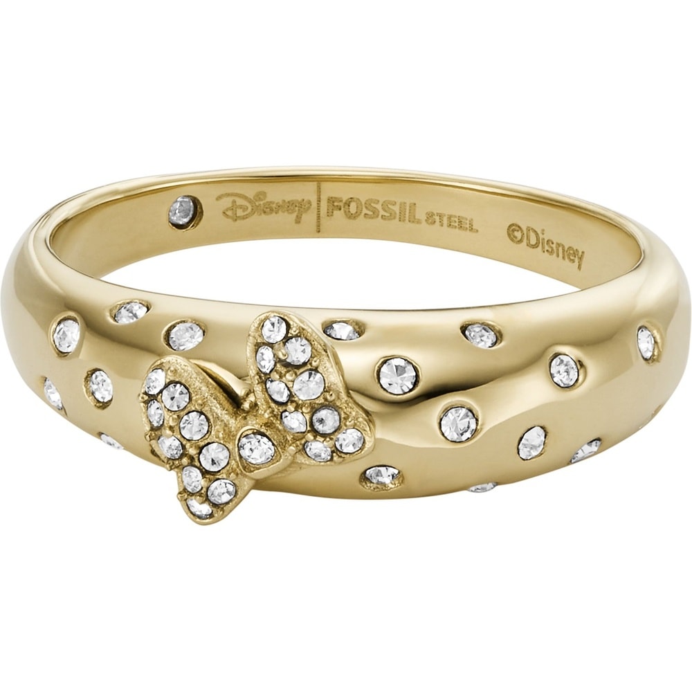 Fossil Bague pour femme Acier inoxydable or Bague