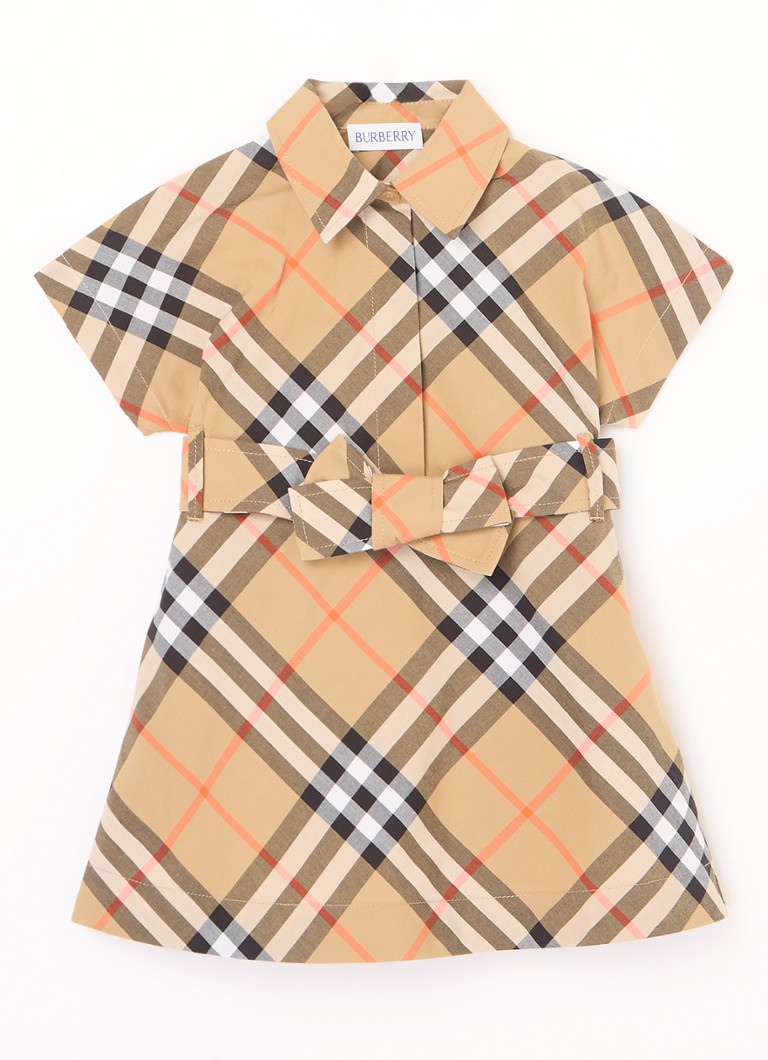Rochie-tunică Burberry Giulietta din amestec de bumbac organic