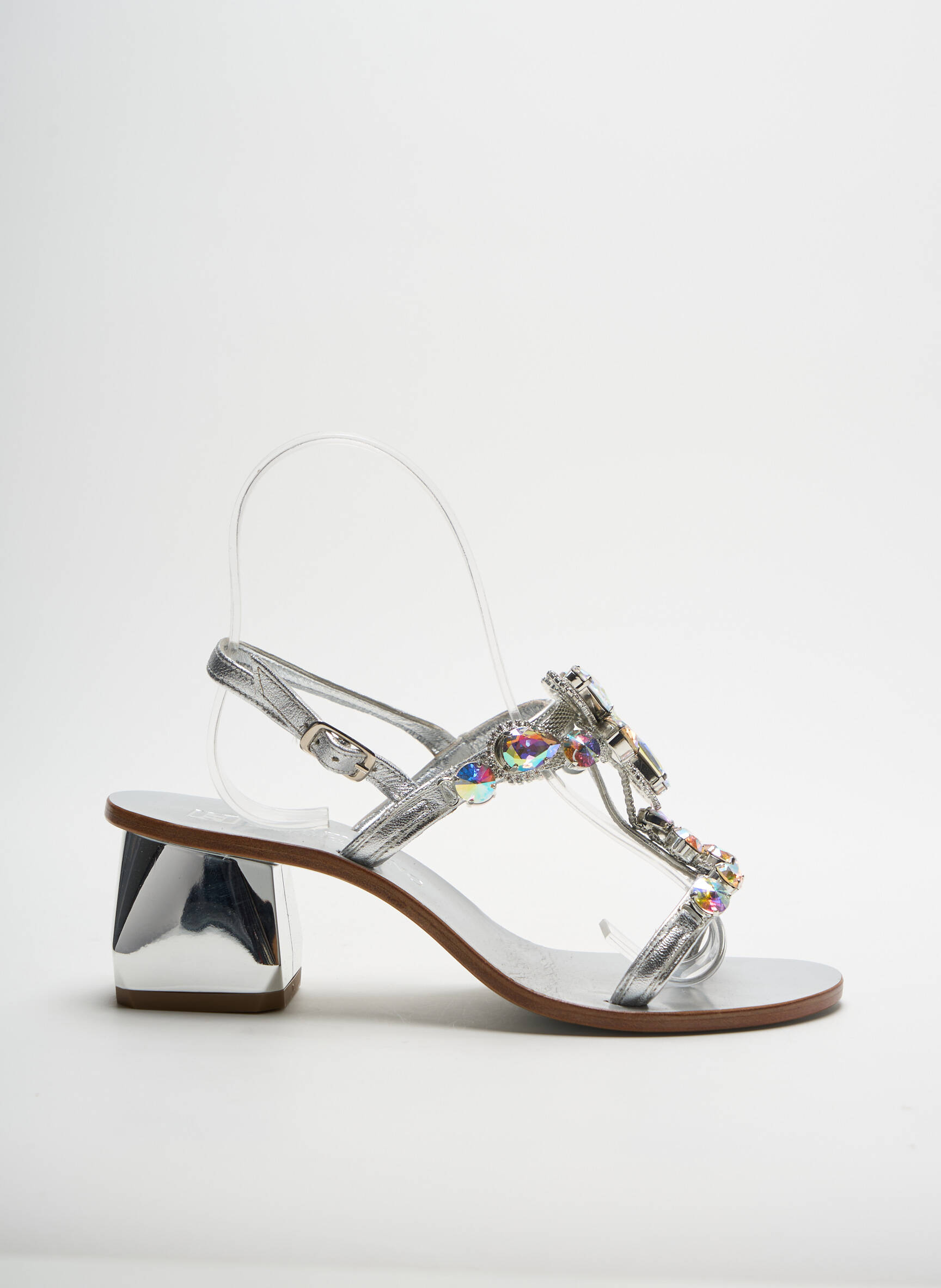 Florentino Sandales Nu Pieds Femme couleur gris