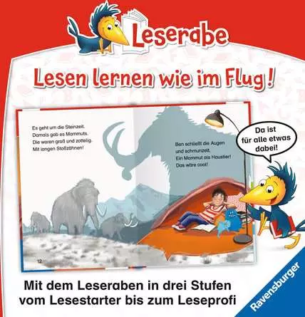 Leserabe - 1. Lesestufe: Ein Mammut unterm Bett