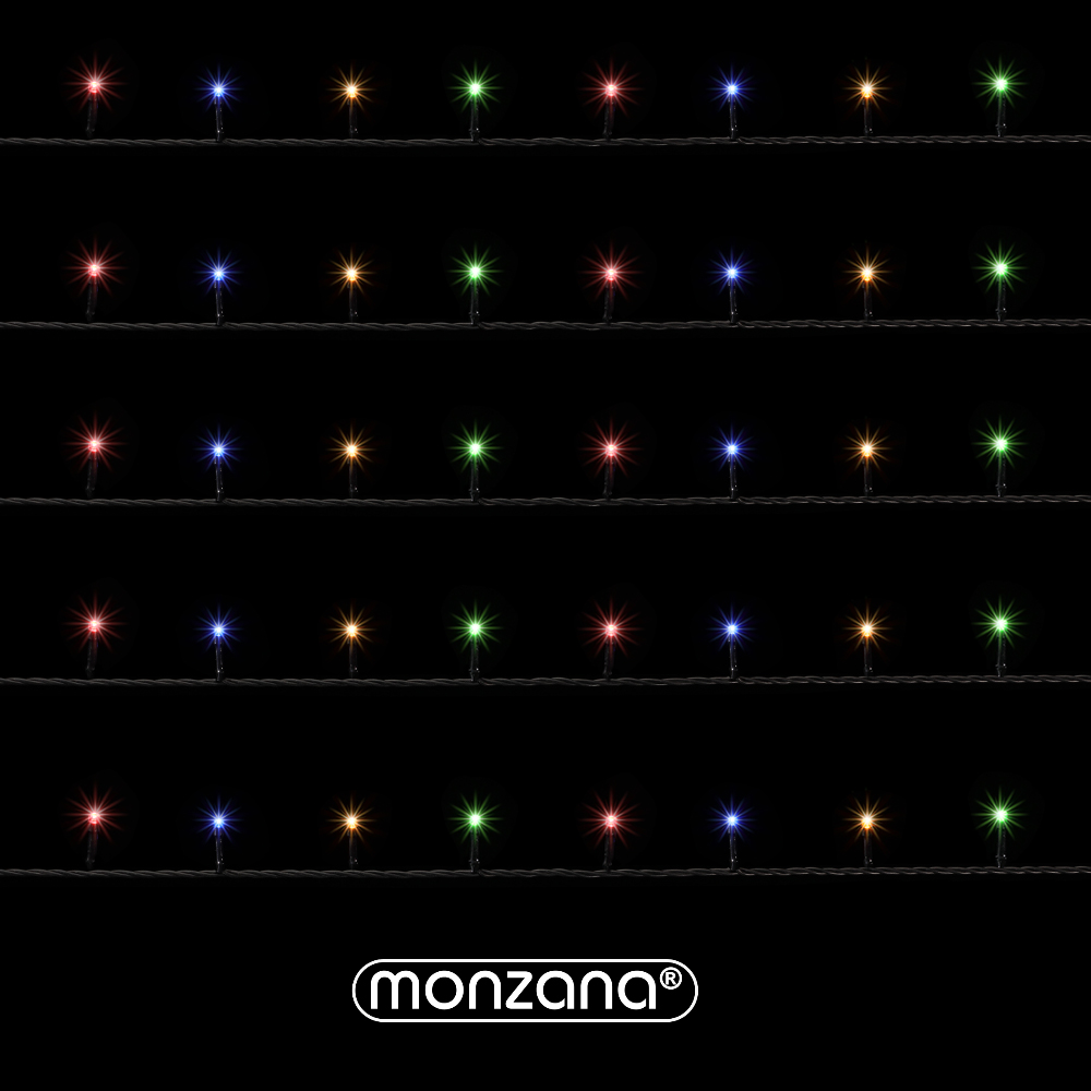 Casaria monzana® Lichterkette 400 LED 40m bunt
