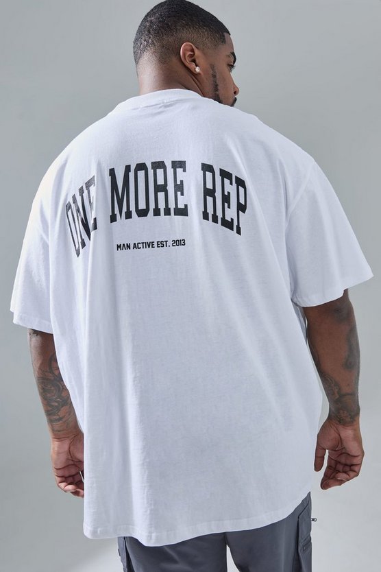 Plus Oversize Man Active T-Shirt
