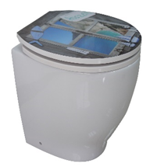 K&H Sanitary Duschwell Duroplast WC-Sitz mit Acrylbeschichtung Auszeit