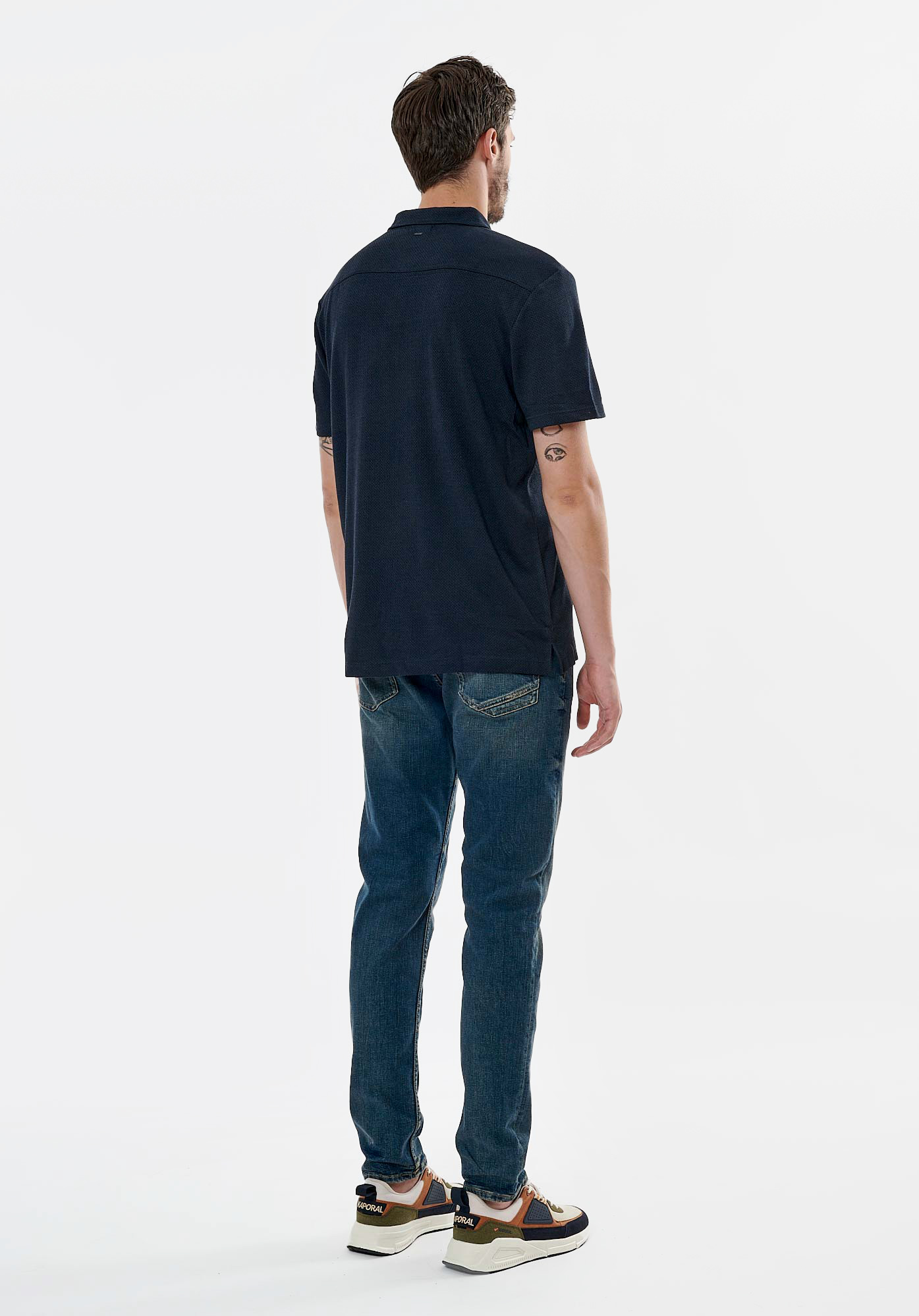 TOBIA  Polo bleu marine homme