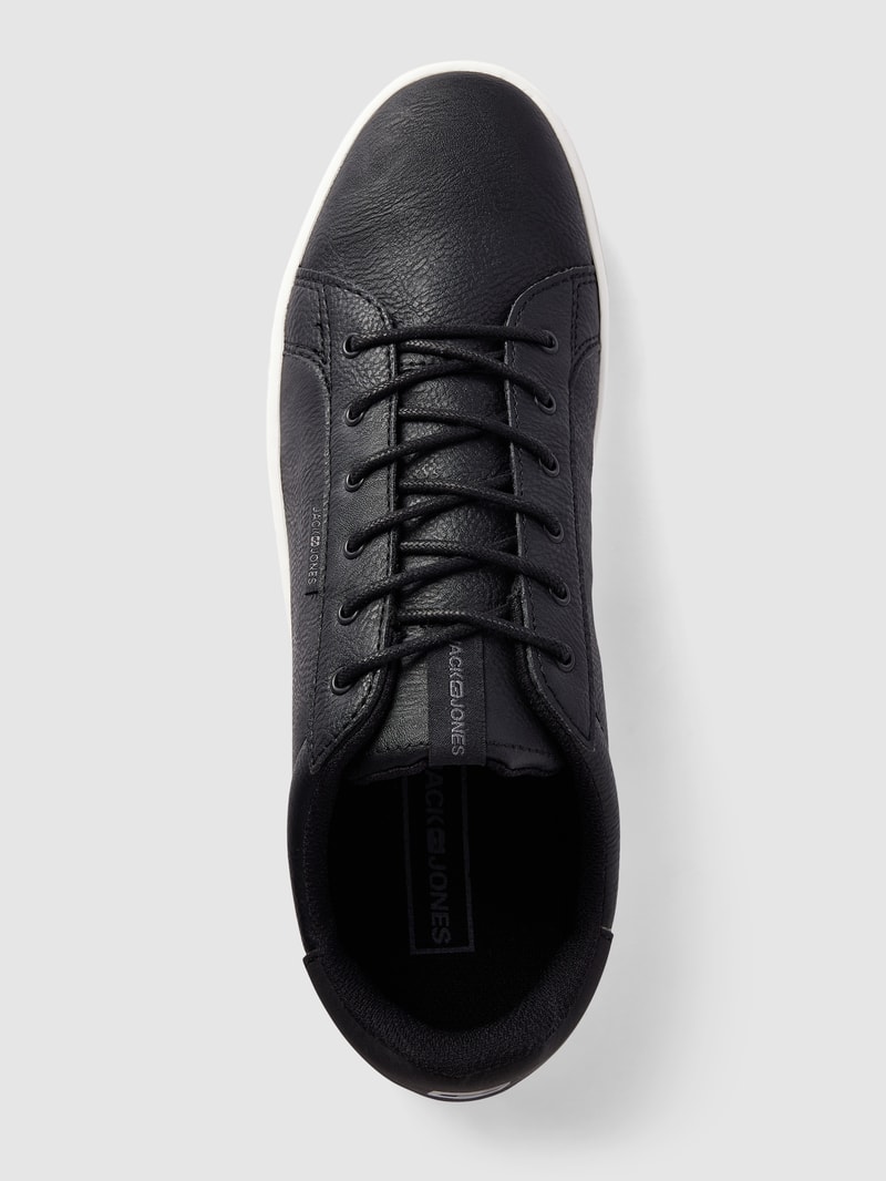Sneaker mit Label-Details Modell 'TRENT' in mittelgrau