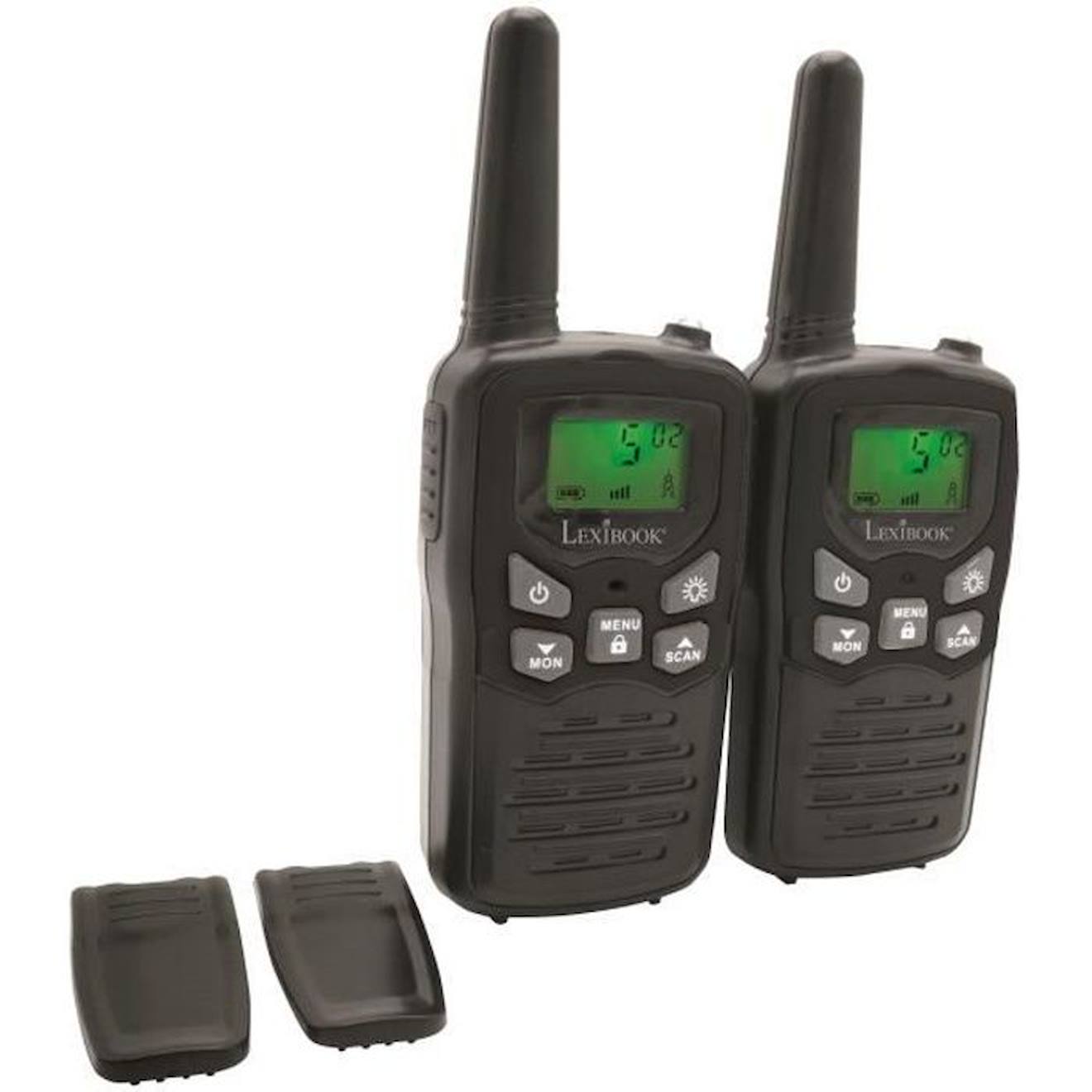 LEXIBOOK Talkie-Walkies noirs 8 kilomètres de portée bleu