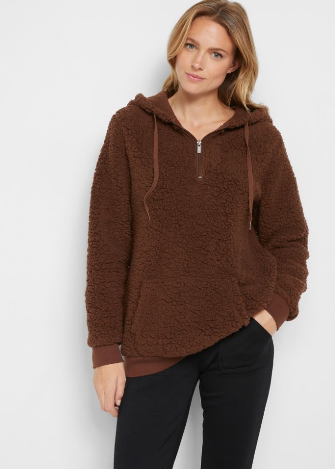 Teddy-Fleeceshirt, Pullover