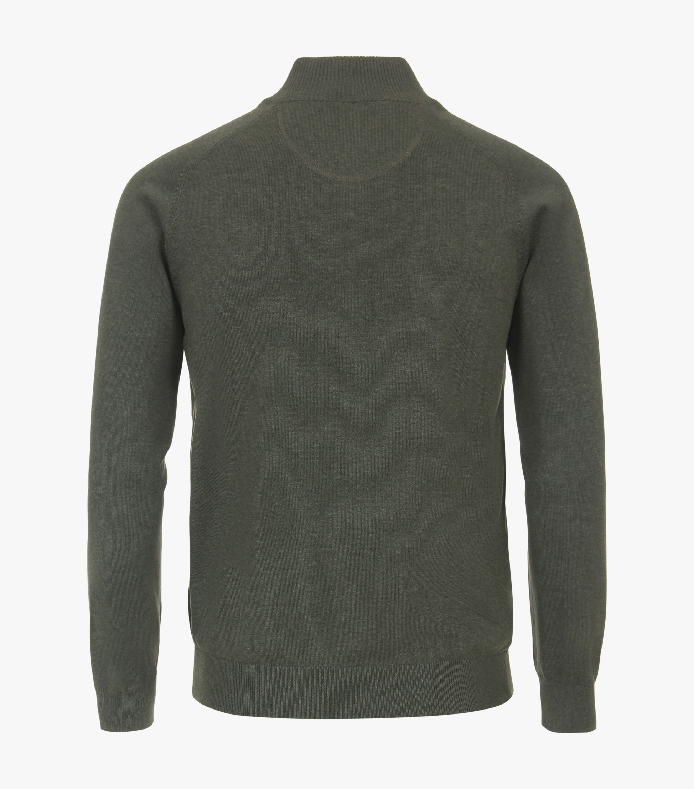 CASAMODA Strickjacke 004450 Pima-Baumwolle Stehkragen Normale Passform