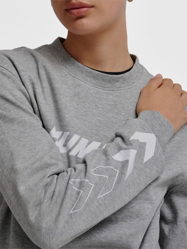 Hummel Hummel Sweatshirt Hmlelemental Herren in GREY MELANGE günstig kaufen