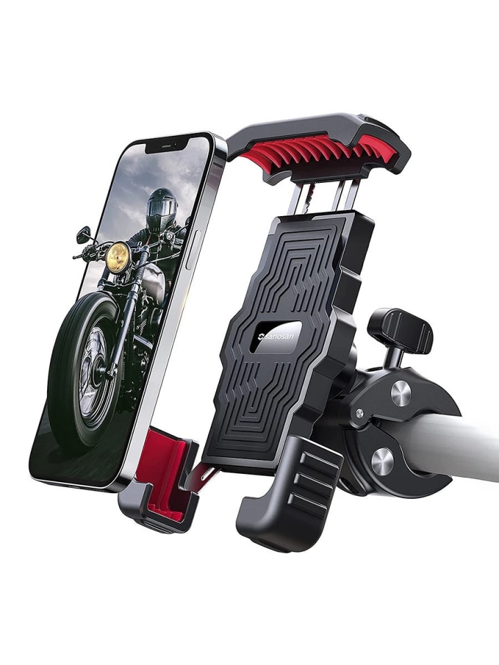 COFI 1453 Universal Fahrrad Fahrrad Handyhalter Motorrad Lenker Schwarz in Schwarz günstig kaufen onesize