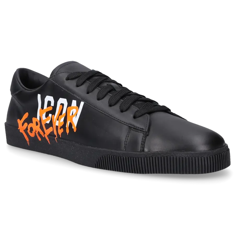 Dsquared2 - Sneaker low ICON CASSETTA Kalbsleder - schwarz