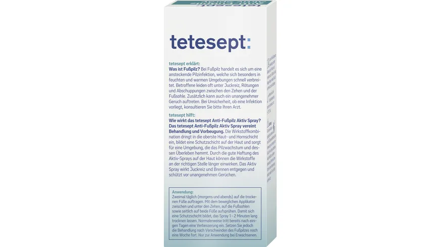 tetesept med foot care Anti-Fußpilz Sprühlösung 25 ml 25 ml