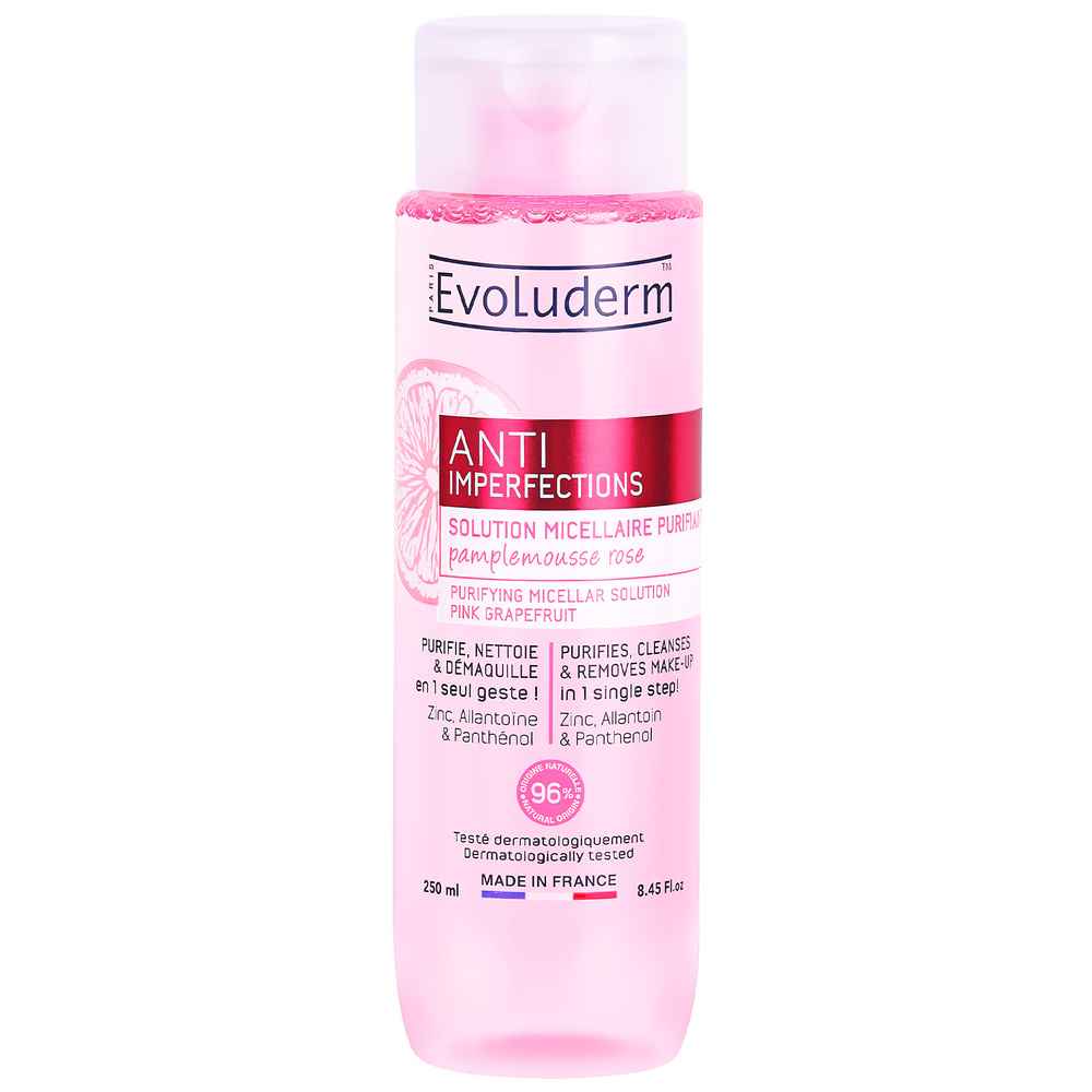 evoluderm Anti-Imperfections Solution Micellaire Purifiante - 250 ml