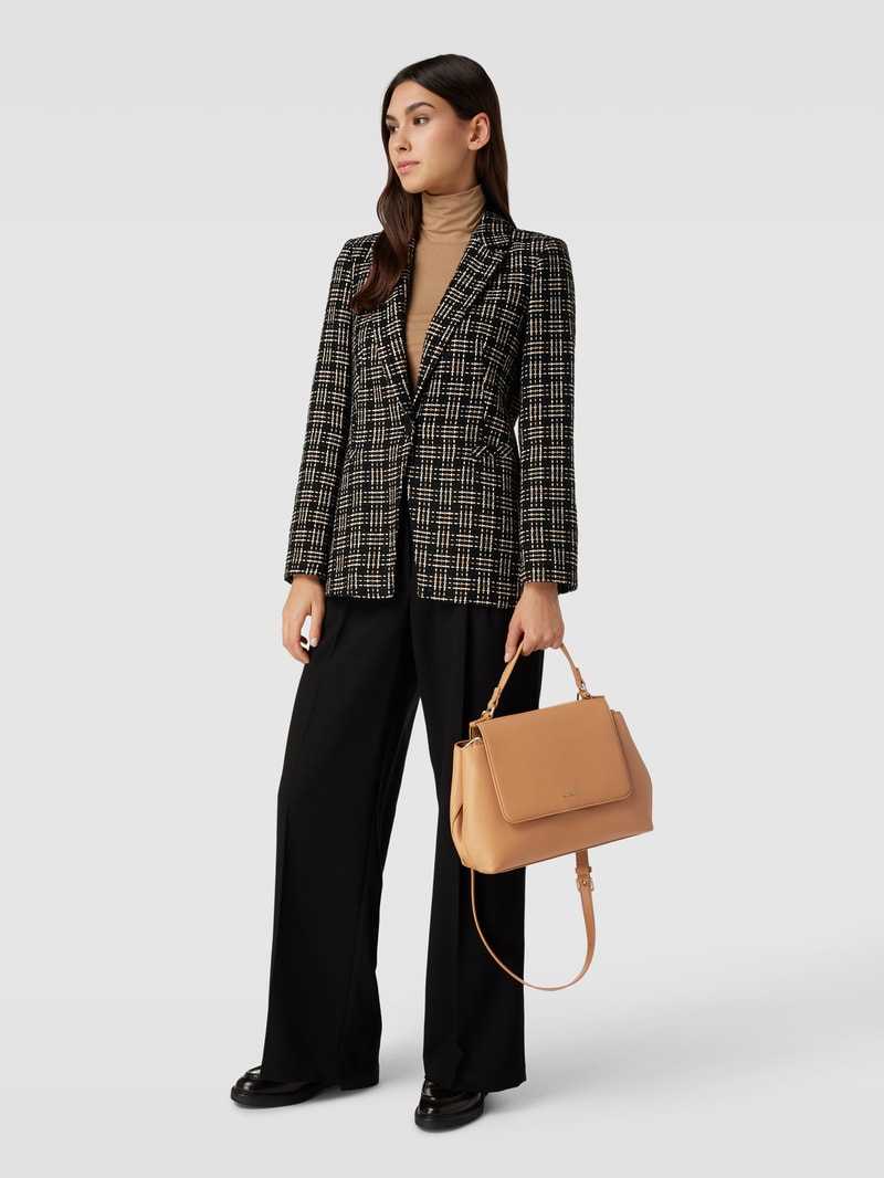 Handtasche mit verstellbarem Schulterriemen in camel