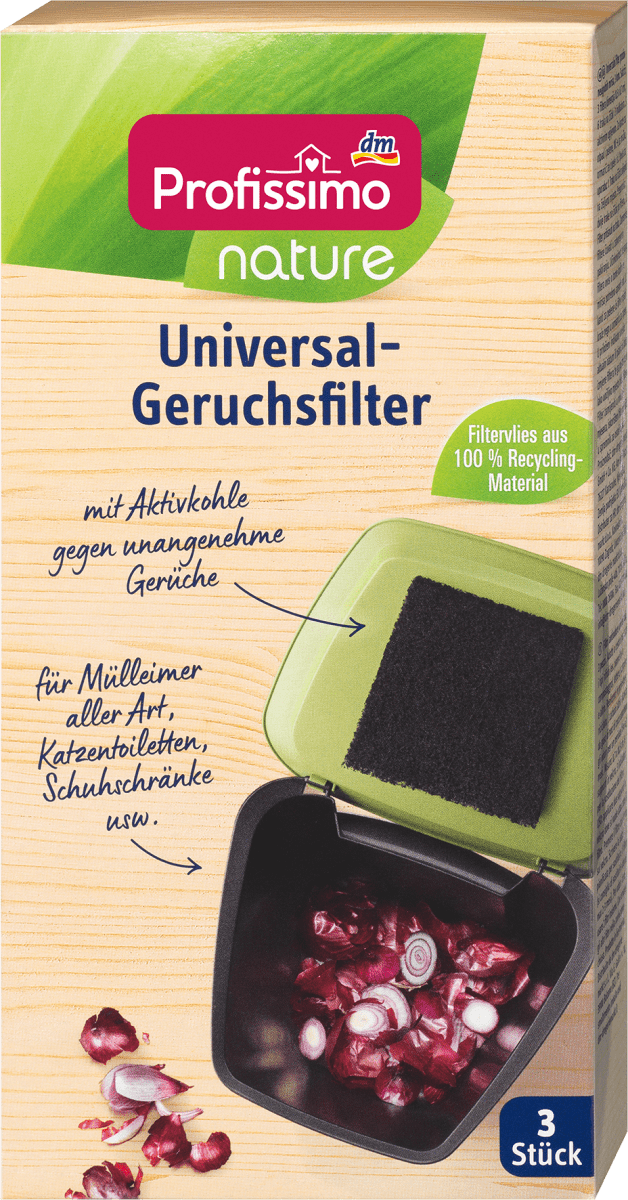 nature Universal-Geruchsfilter, 3 St