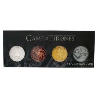 Game of Thrones Medaillen-Set: Sigils (Limited Edition) *Mängelexemplar*