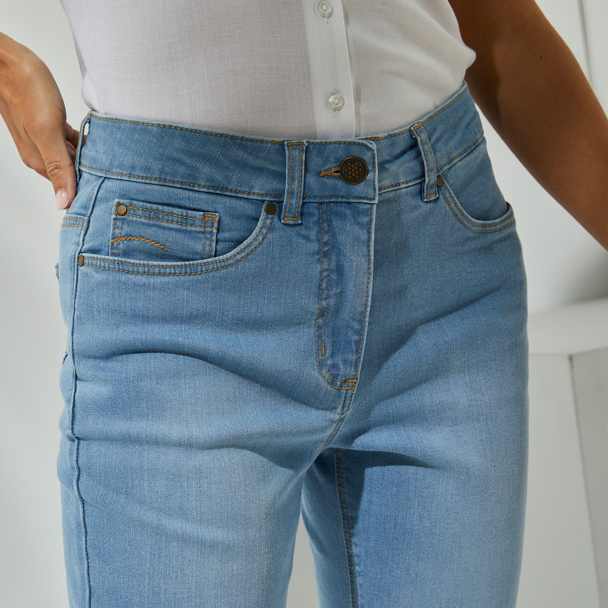 Jean stretch coupe 7/8ème fuselée
