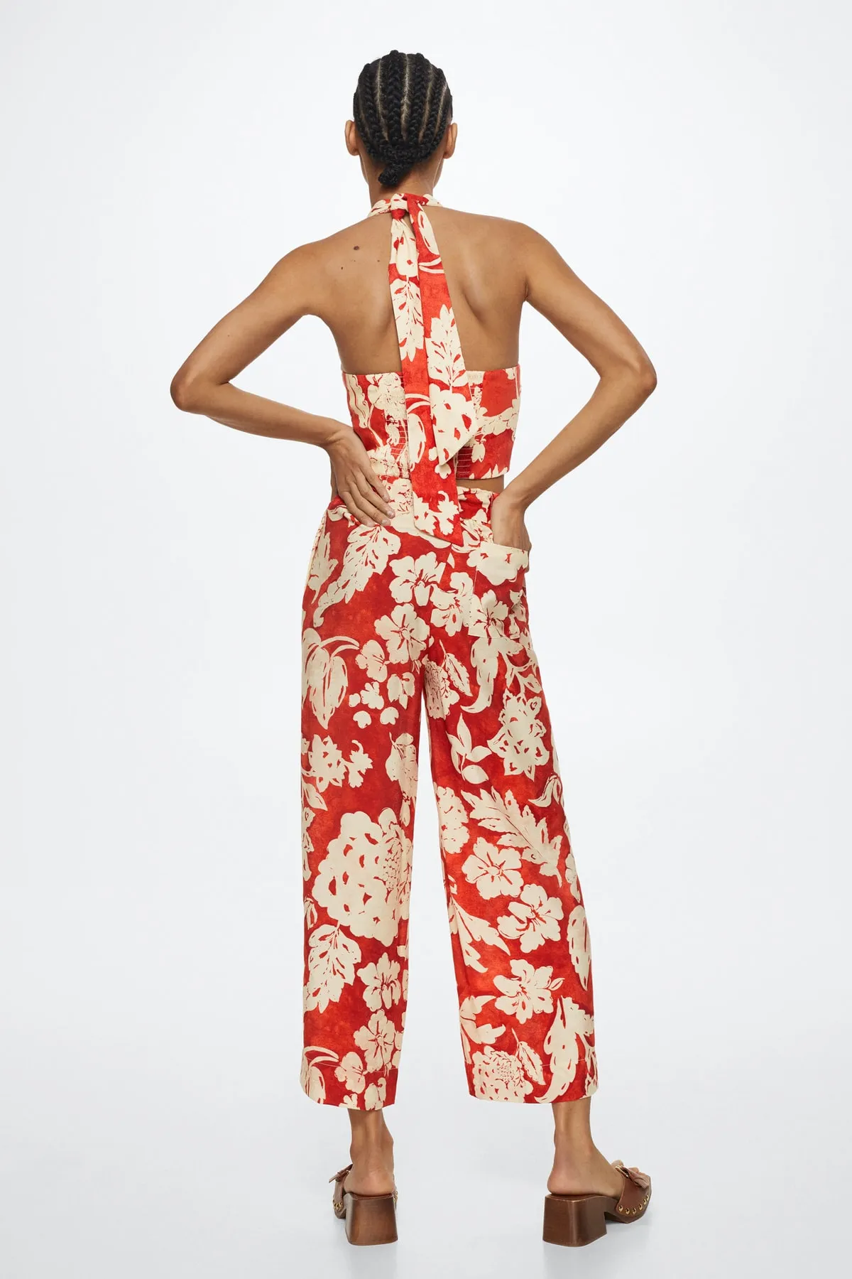 MANGO  Orange Damenhose 37000381