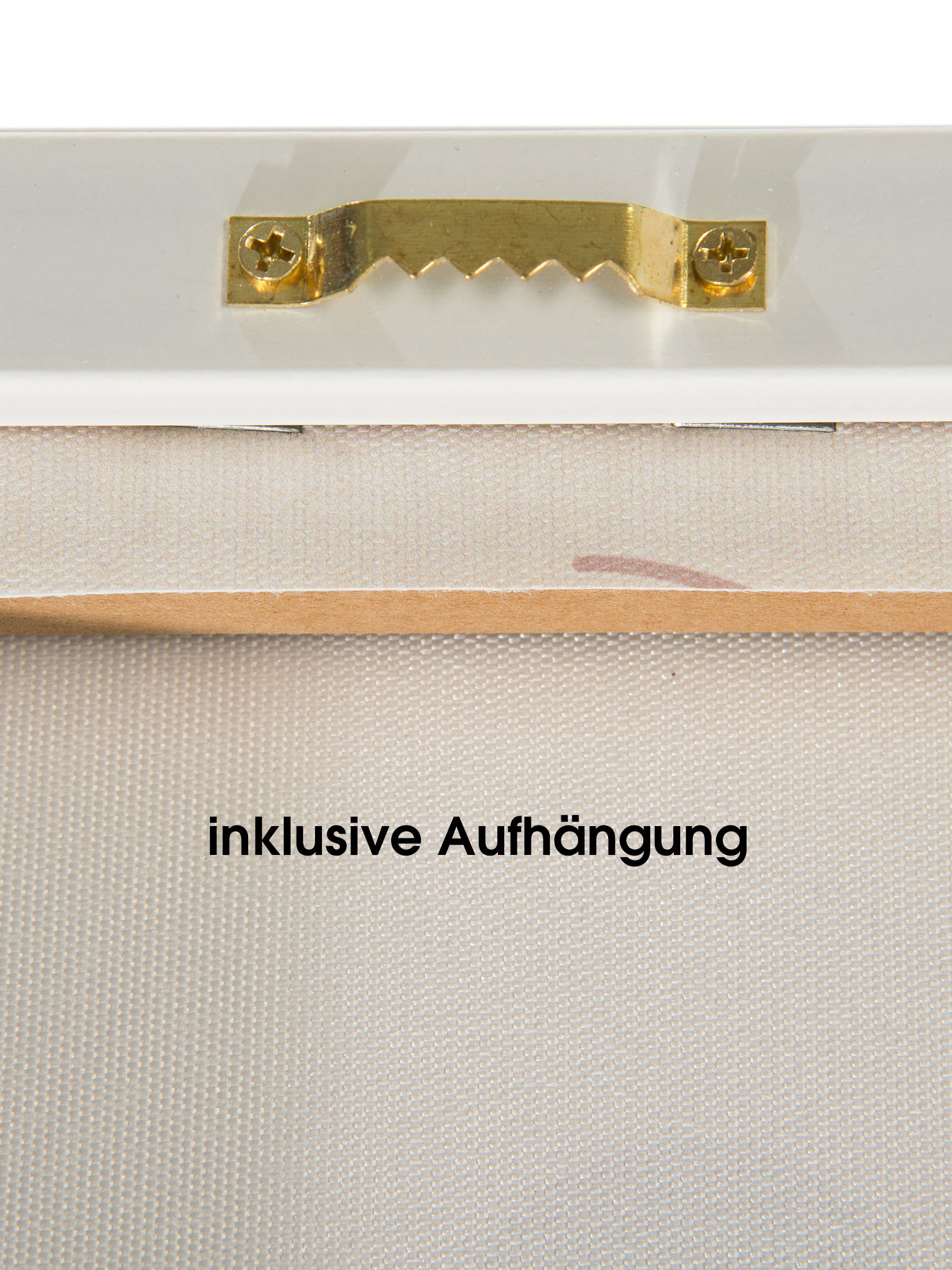 Uhuri Leinwand-Druck-gerahmt, Beige