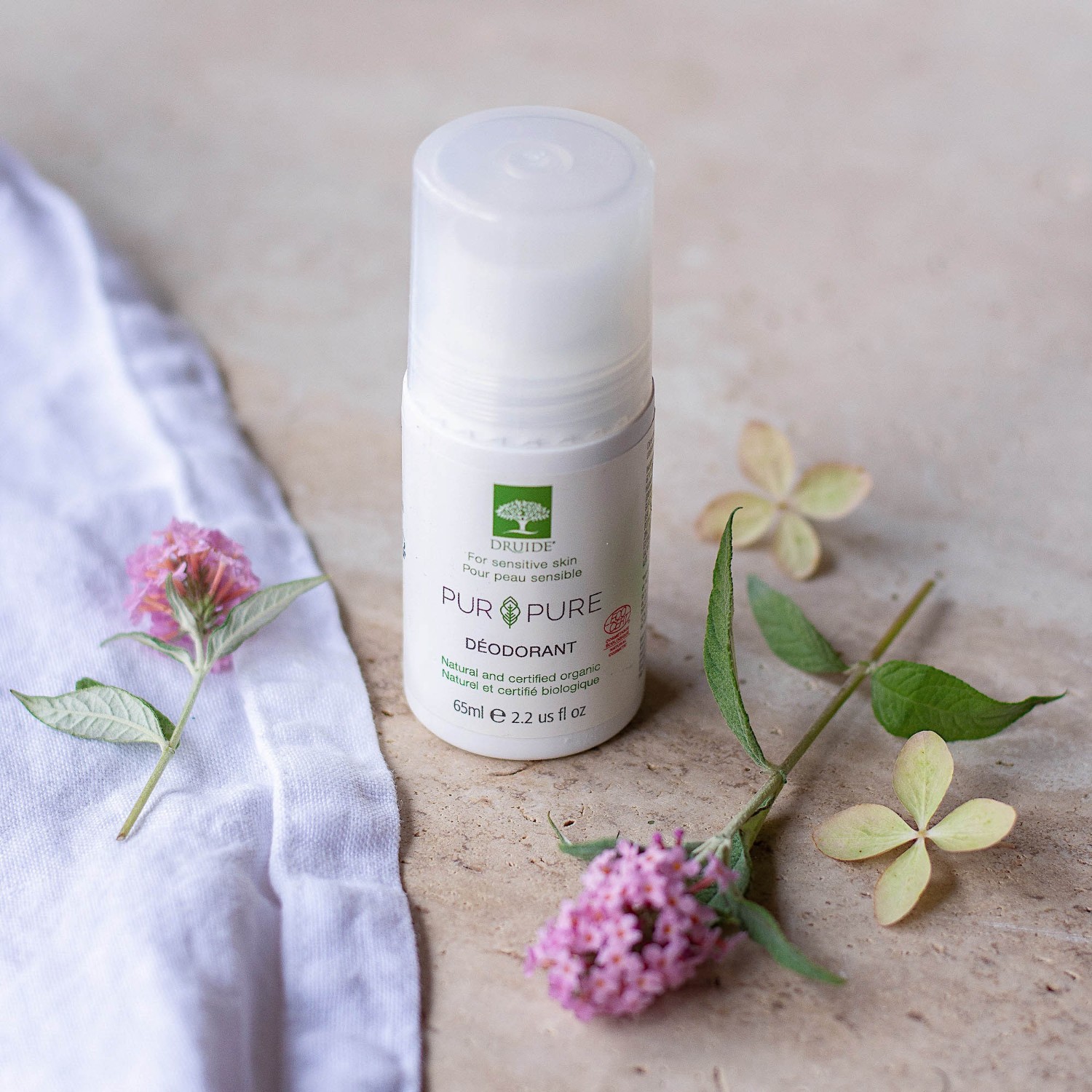 Hypoalergénny deodorant Druide Pure&Pure