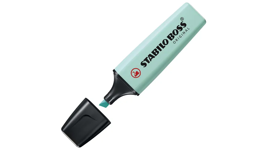 STABILO® Textmarker - STABILO BOSS ORIGINAL Pastel - Einzelstift - zartes Türkis türkis