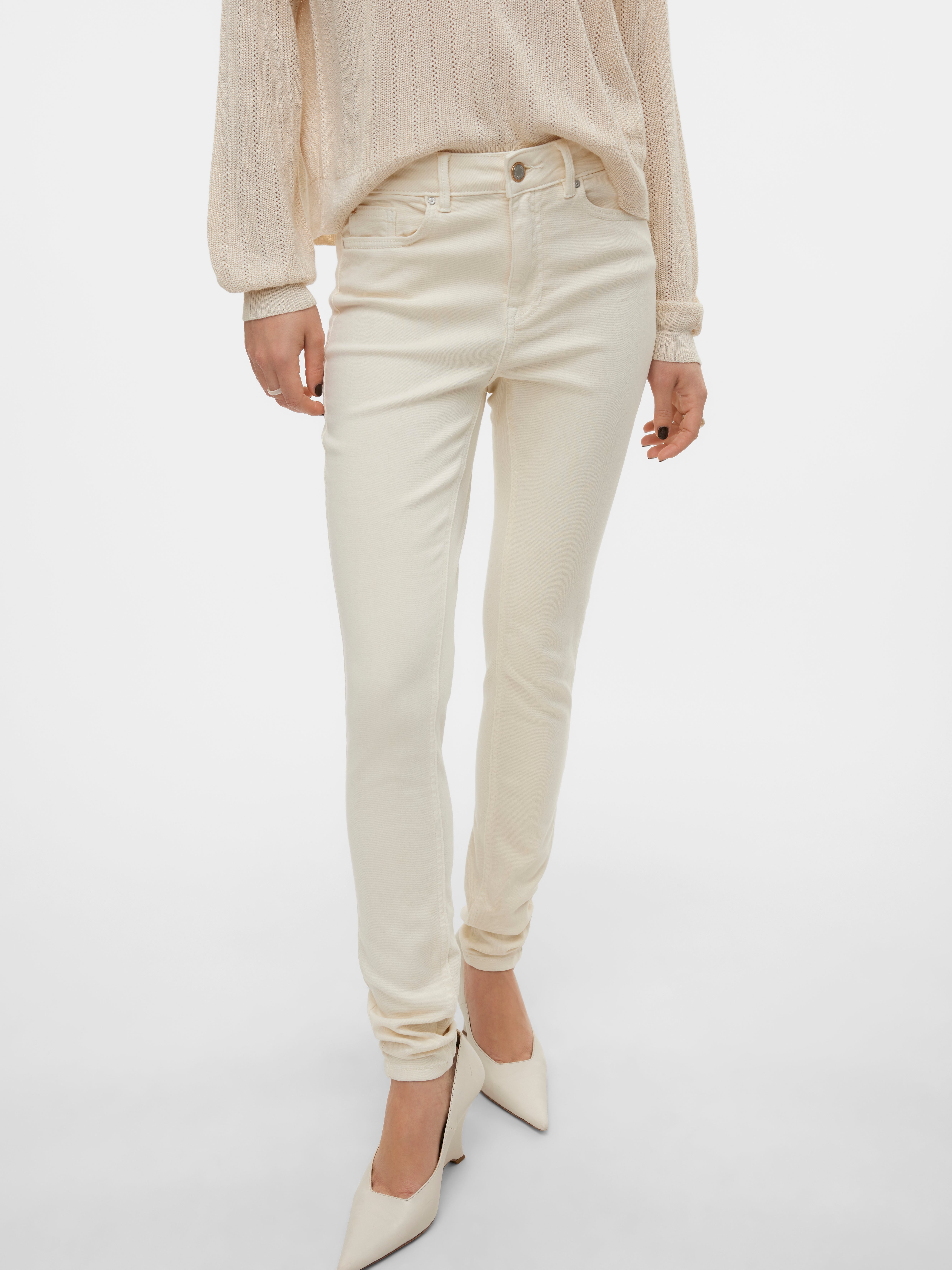 VMFLASH Mid Rise Skinny Fit Jeans