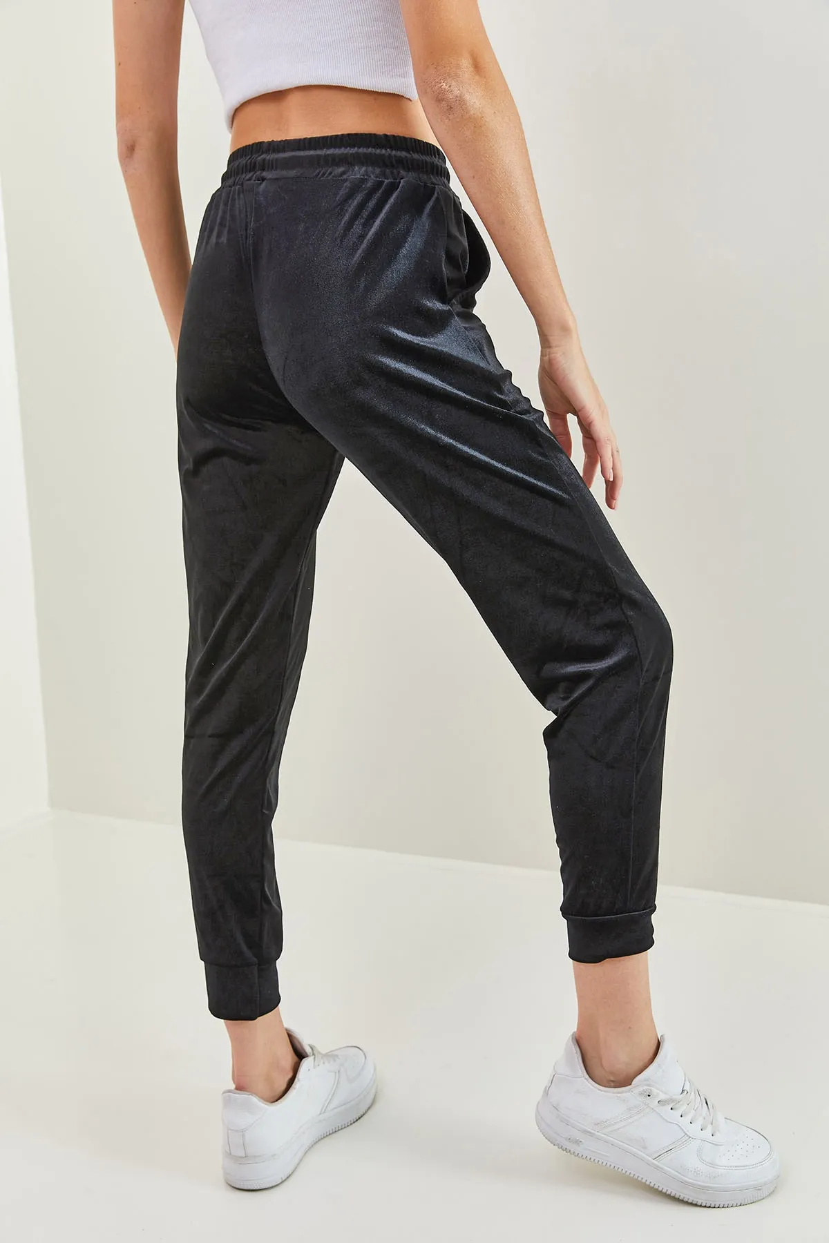 Bianco Lucci  Damen-Jogginghose aus Perlensamt 1530
