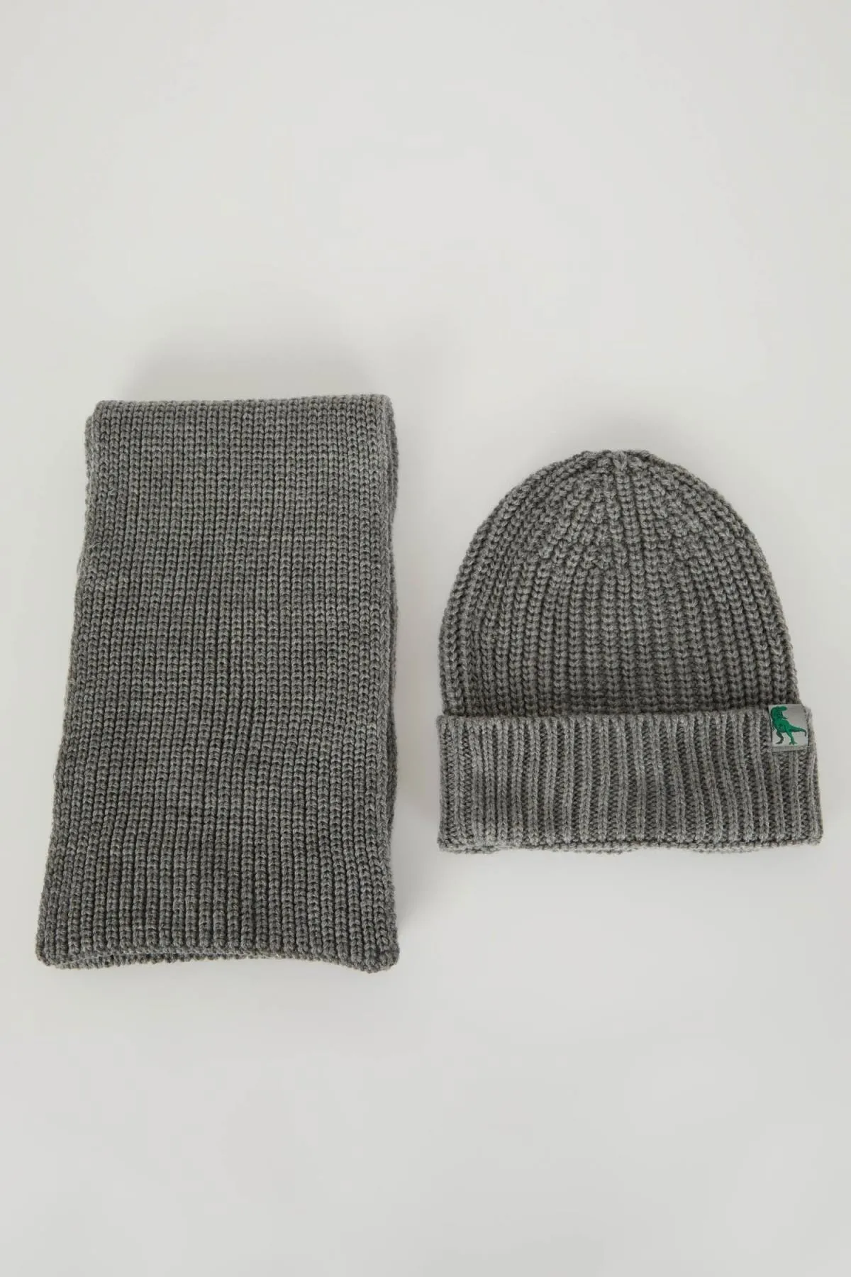 DeFacto  Schal-Baskenmütze für Jungen, 2er-Set