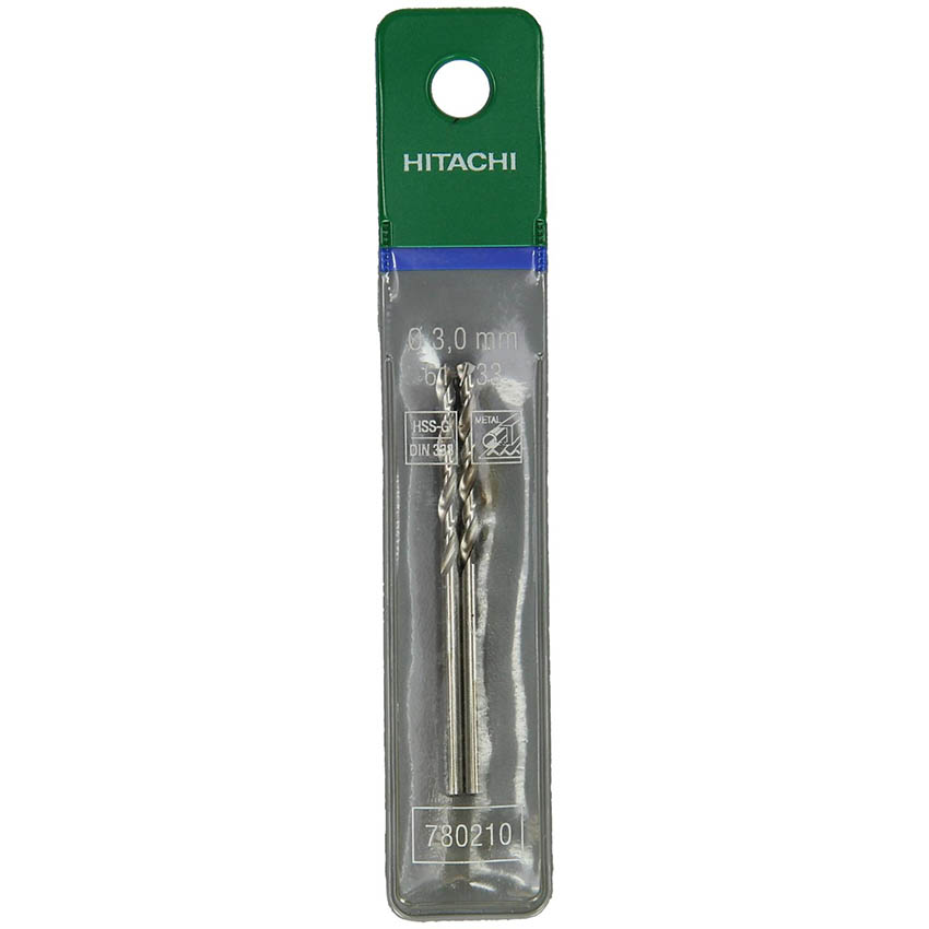 Accessoires HiKOKI 780209 Foret à métaux HSS-G DIN 338 2,8 x 61 mm (2 pièces)
