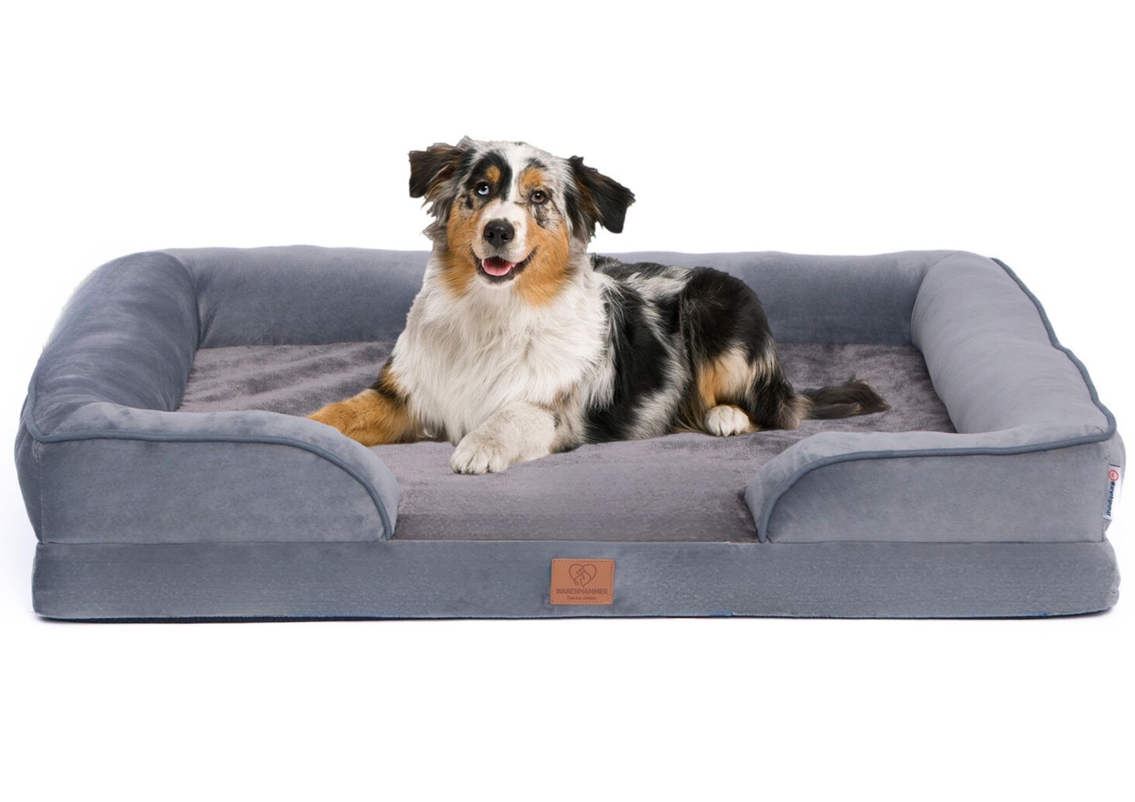 Warenhammer Tierbett Orthopädisches Premium Hundebett, flauschig weich, Abnehmbar,Waschbar, verschiedene Grössen