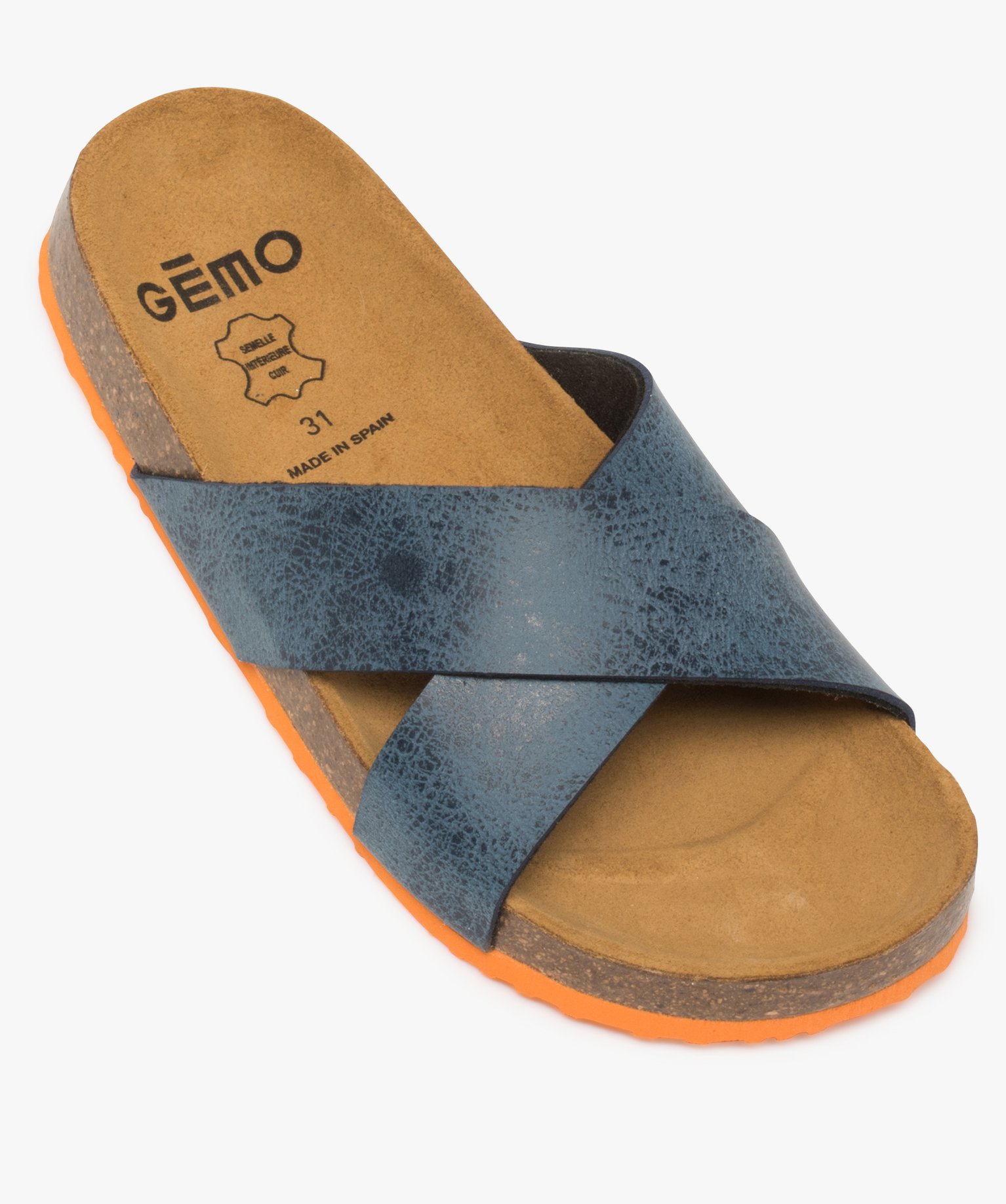 Sandales Garçon à brides croisées et talon ouvert | GEMO