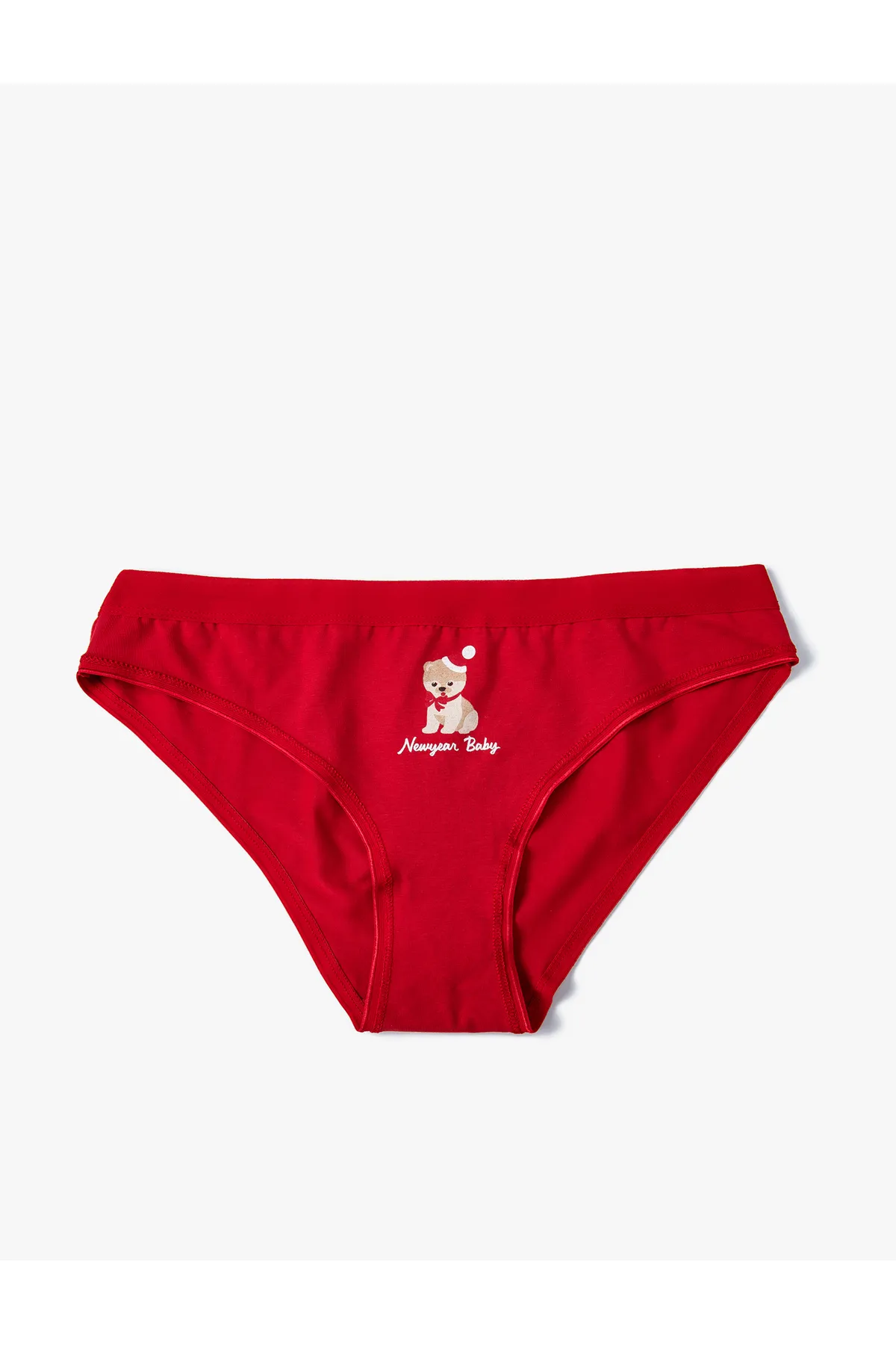 Koton  Baumwollhöschen, Basic-Slip mit Weihnachtsmotiv, bedruckt