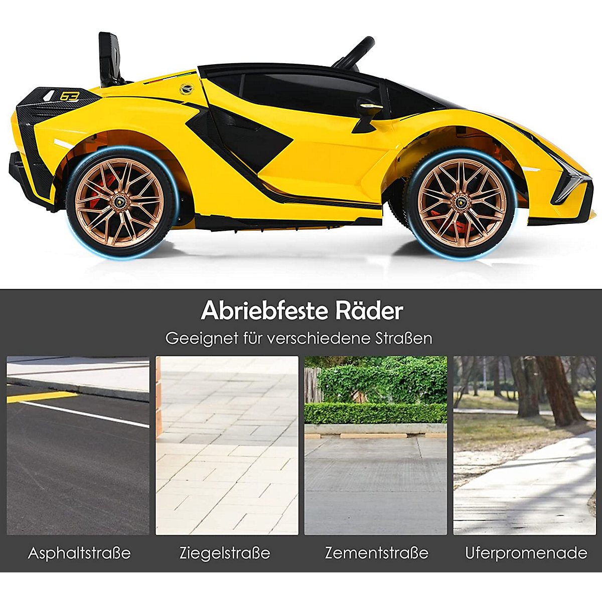 Elektroauto Lamborghini 2.4G Fernbedienung 3-8 Jahre